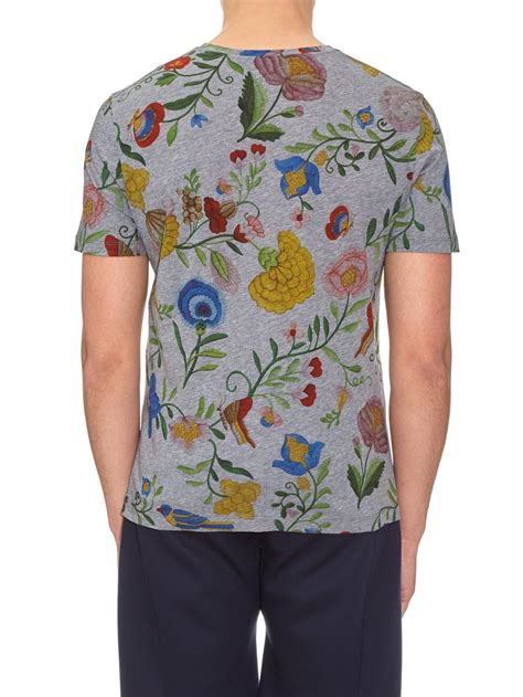 gucci flora t shirt